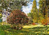 Claude Monet The Park at Monceau painting